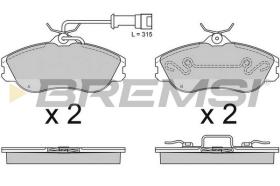 Bremsi BP2478 - PASTILLA DE FRENO | BRAKE PADS