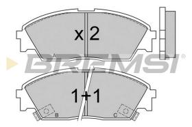 Bremsi BP2479 - PASTTILLA DE  FRENO | BRAKE PADS