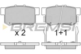 Bremsi BP2483 - PASTTILLA DE  FRENO | BRAKE PADS