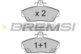 Bremsi BP2484 - PASTTILLA DE  FRENO | BRAKE PADS