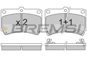 Bremsi BP2489 - PASTTILLA DE  FRENO | BRAKE PADS