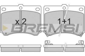 Bremsi BP2491 - PASTTILLA DE  FRENO | BRAKE PADS
