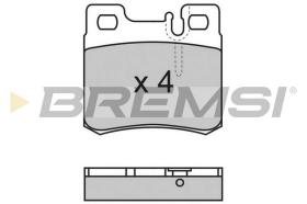 Bremsi BP2495 - PASTTILLA DE  FRENO | BRAKE PADS