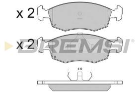Bremsi BP2499 - PASTTILLA DE  FRENO | BRAKE PADS