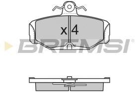 Bremsi BP2500 - PASTTILLA DE  FRENO | BRAKE PADS