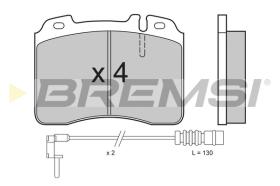 Bremsi BP2506 - PASTTILLA DE  FRENO | BRAKE PADS