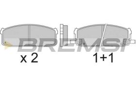 Bremsi BP2510 - PASTTILLA DE  FRENO | BRAKE PADS