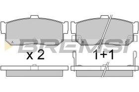 Bremsi BP2513 - PASTTILLA DE  FRENO | BRAKE PADS