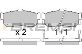 Bremsi BP2513 - PASTIGLIE FRENO | BRAKE PADS