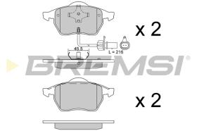 Bremsi BP2516 - PASTIGLIE FRENO | BRAKE PADS