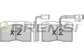 Bremsi BP2517 - PASTIGLIE FRENO | BRAKE PADS