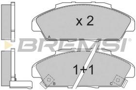 Bremsi BP2519 - PASTILLA DE FRENO | BRAKE PADS