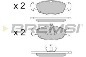 Bremsi BP2520 - PASTTILLA DE  FRENO | BRAKE PADS