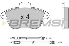 Bremsi BP2522 - PASTTILLA DE  FRENO | BRAKE PADS