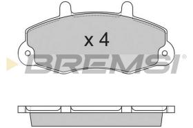 Bremsi BP2525 - PASTILLA DE FRENO | BRAKE PADS