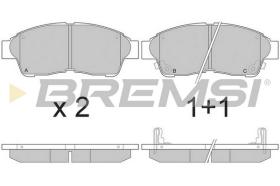 Bremsi BP2526 - PASTILLA DE FRENO | BRAKE PADS