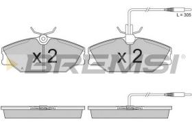 Bremsi BP2527 - BRAKE PADS
