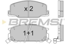 Bremsi BP2537 - PASTTILLA DE  FRENO | BRAKE PADS