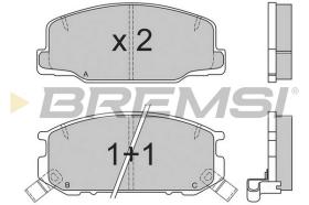 Bremsi BP2537 - PASTIGLIE FRENO | BRAKE PADS