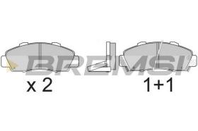 Bremsi BP2543 - PASTTILLA DE  FRENO | BRAKE PADS