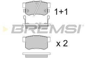 Bremsi BP2544 - PASTTILLA DE  FRENO | BRAKE PADS