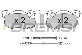 Bremsi BP2550 - PASTILLA DE FRENO | BRAKE PADS
