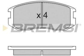 Bremsi BP2558 - PASTILLA DE FRENO | BRAKE PADS