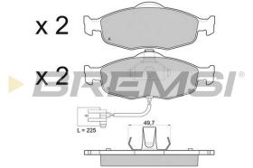 Bremsi BP2561 - PASTTILLA DE  FRENO | BRAKE PADS