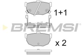 Bremsi BP2570 - BRAKE PADS