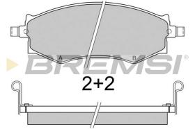 Bremsi BP2572 - PASTTILLA DE  FRENO | BRAKE PADS
