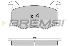 Bremsi BP2576 - BRAKE PADS