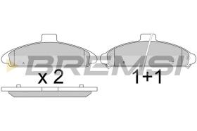 Bremsi BP2579 - PASTTILLA DE  FRENO | BRAKE PADS