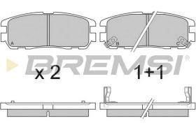 Bremsi BP2581 - PASTILLA DE FRENO | BRAKE PADS