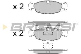 Bremsi BP2584 - PASTTILLA DE  FRENO | BRAKE PADS