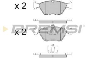 Bremsi BP2585 - PASTTILLA DE  FRENO | BRAKE PADS