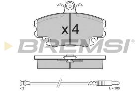 Bremsi BP2590 - PASTILLA DE FRENO | BRAKE PADS