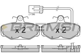 Bremsi BP2591 - PASTTILLA DE  FRENO | BRAKE PADS