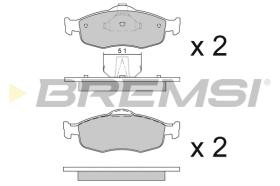 Bremsi BP2592 - PASTILLA DE FRENO | BRAKE PADS