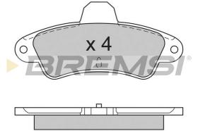 Bremsi BP2593 - PASTIGLIE FRENO | BRAKE PADS