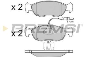 Bremsi BP2595 - PASTTILLA DE  FRENO | BRAKE PADS