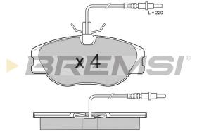 Bremsi BP2598 - PASTTILLA DE  FRENO | BRAKE PADS