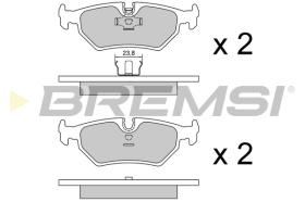 Bremsi BP2599 - PASTILLA DE FRENO | BRAKE PADS