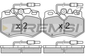 Bremsi BP2603 - PASTILLA DE FRENO | BRAKE PADS
