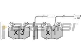 Bremsi BP2605 - BRAKE PADS
