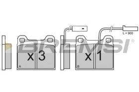 Bremsi BP2606 - PASTTILLA DE  FRENO | BRAKE PADS