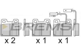 Bremsi BP2607 - PASTTILLA DE  FRENO | BRAKE PADS