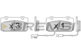 Bremsi BP2608 - PASTILLA DE FRENO | BRAKE PADS