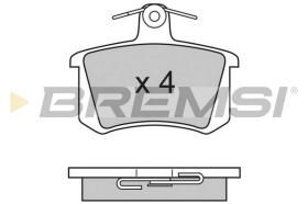 Bremsi BP2612 - PASTIGLIE FRENO | BRAKE PADS