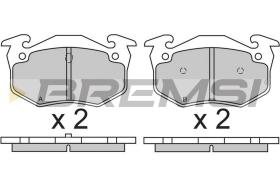 Bremsi BP2613 - PASTTILLA DE  FRENO | BRAKE PADS