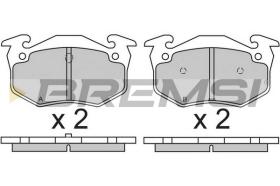 Bremsi BP2613 - PASTIGLIE FRENO | BRAKE PADS